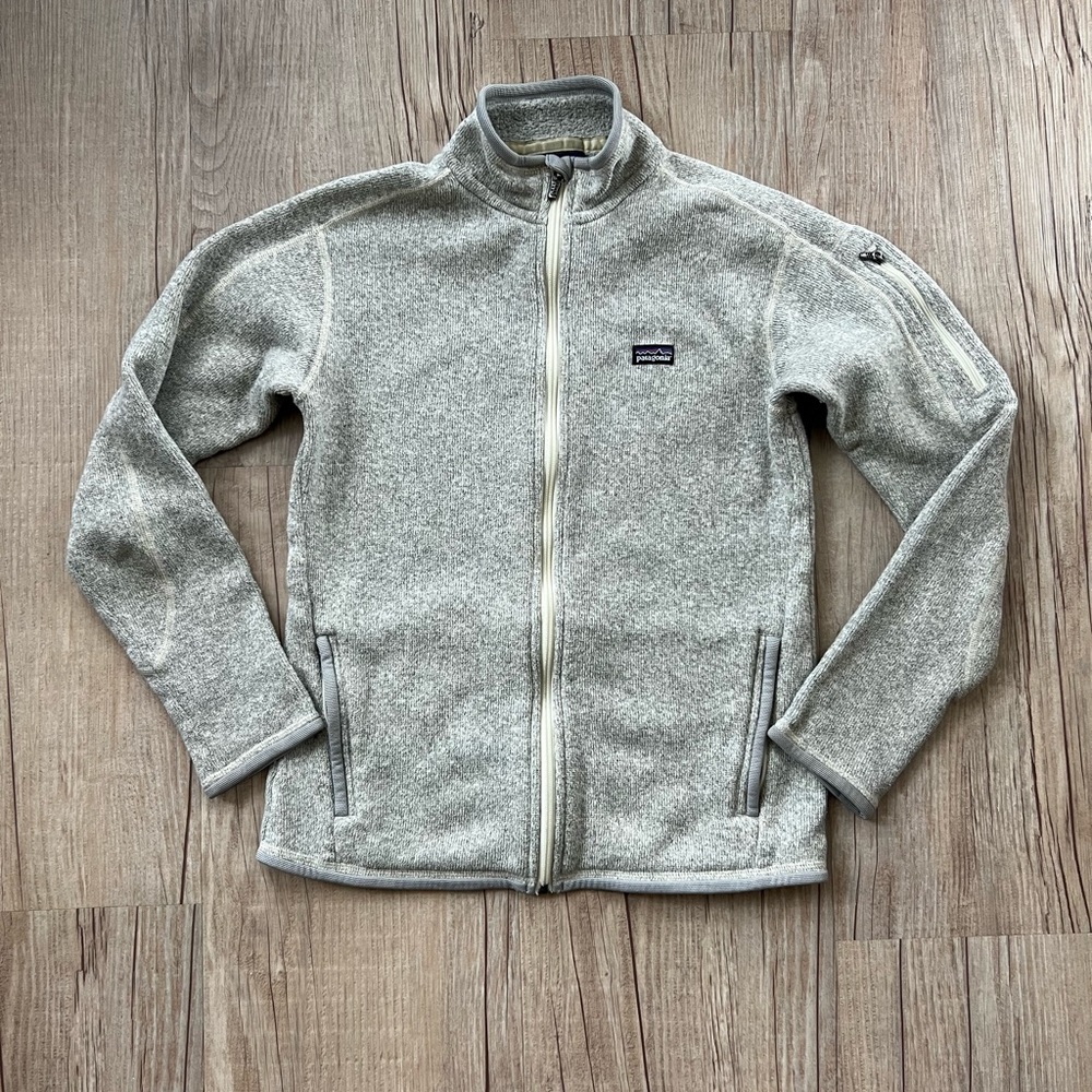 Patagonia Womens Better Sweater Fleece Jacket sz M Gray